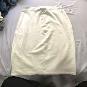White Pencil Skirt